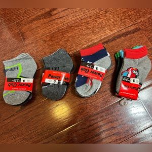Power Club infant socks ( Four 3-packs= 12 pairs of socks)
